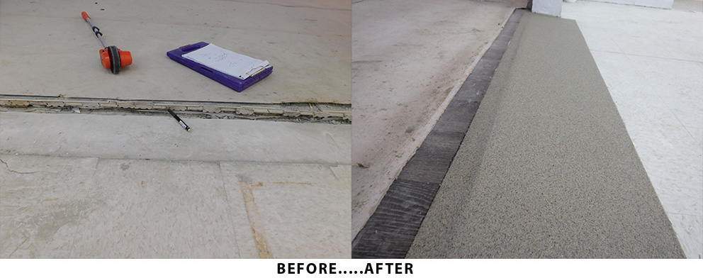 before and after concrete repair